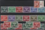 379-91 + 379 abcd ONGEBRUIKT ( Cijfer en combinaties 1941 ), Postzegels en Munten, Postzegels | Nederland, Verzenden, Na 1940