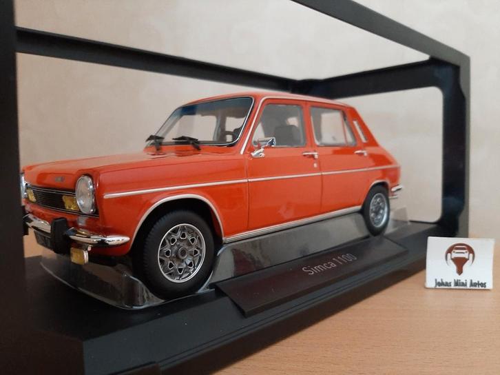 Simca 1100 Ti 1974 Sumatra Rood van Norev 1:18, Hobby en Vrije tijd, Modelauto's | 1:18, Nieuw, Auto, Norev, Ophalen of Verzenden