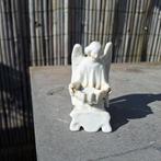 Antieke porseleinen engeltje als wijwaterbakje, Antiek en Kunst, Ophalen of Verzenden