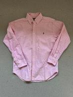 Polo Ralph Lauren overhemd maat 10-12 rozewit geblokt, Jongen, Gebruikt, Ophalen of Verzenden, Polo Ralph Lauren