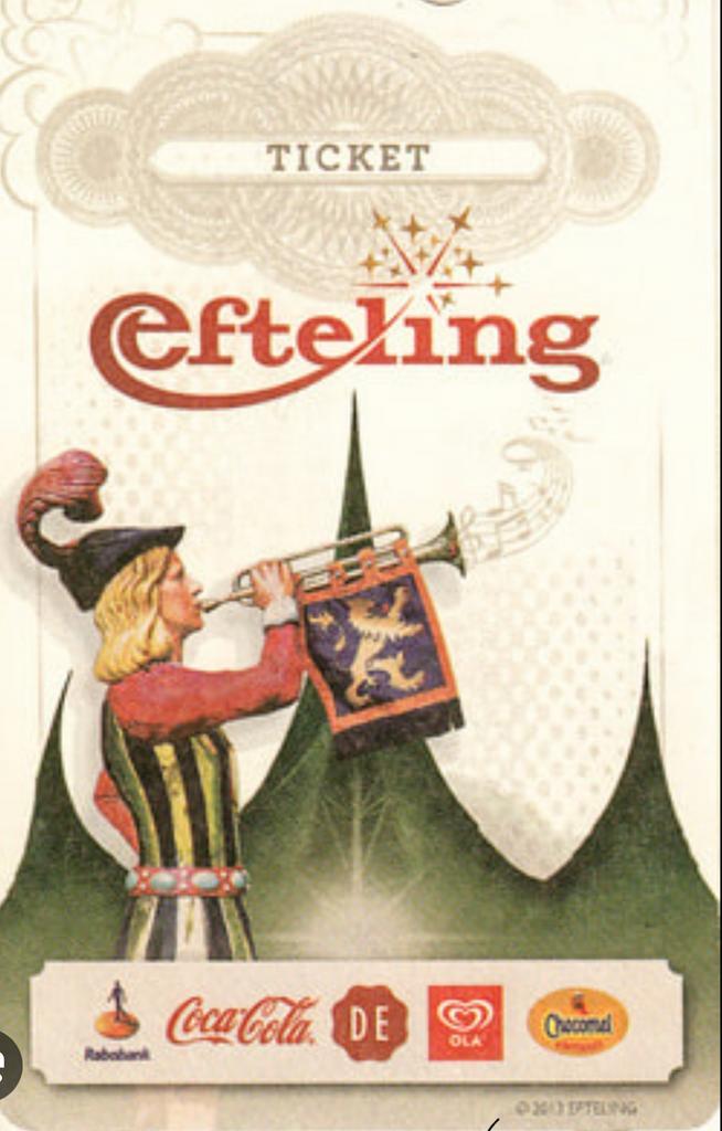 Efteling Cadeaukaart t.w.v €50 - Geldig tot 11-07-2027, Verzamelen, Efteling, Nieuw, Overige typen, Ophalen of Verzenden