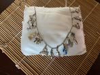 Vintage Zilveren Bedelketting met Charms, Ophalen of Verzenden, Gebruikt, Zilver
