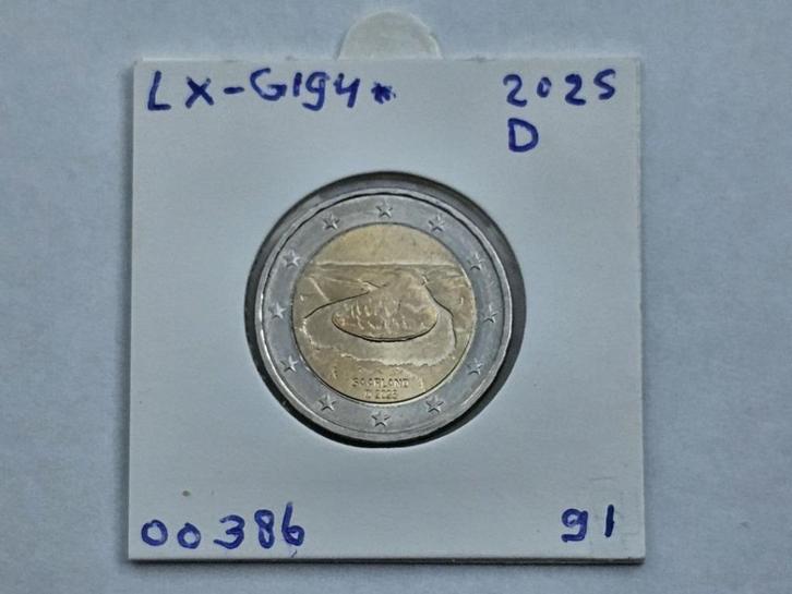 2-euromunt Duitsland (D) J 2025 Europa LX-G194*, Postzegels en Munten, Munten | Europa | Euromunten, Losse munt, 2 euro, Duitsland