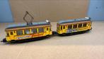 Hamo 2 delige gele tram, metaal, Overige merken, Gebruikt, Gelijkstroom, Wagon
