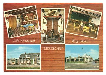 982292 Bergambacht ZH 1970 Café Lekzicht ZH Nette oude kaart beschikbaar voor biedingen