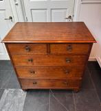 Antieke Georgian Eiken Ladekast, ca. 1800, Ophalen, Georgian