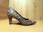 GRACELAND Geweldige Slangenprint Beige/Zwarte Leren Pumps 39, Pumps, Beige, Ophalen of Verzenden, Zo goed als nieuw