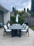 Tuinset bellagio antraciet 260x 100x 75cm, Tuin en Terras, Tuinsets en Loungesets, Ophalen, Zo goed als nieuw, Aluminium