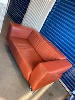 Nette leren bank, Huis en Inrichting, Banken | Bankstellen, Ophalen, Gebruikt, 150 tot 200 cm, Tweepersoons