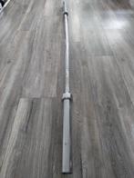 Halterstang 50 MM chroom Olympisch (krom), Sport en Fitness, Fitnessmaterialen, Ophalen of Verzenden, Gebruikt, Benen, Halterstangen