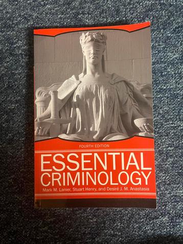 Essential Criminology - Handboek Criminologie beschikbaar voor biedingen