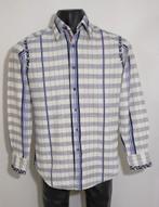 Witkleurig lila geruit designer overhemd van Robert Graham, Verzenden, Zo goed als nieuw, Overige kleuren, Halswijdte 38 (S) of kleiner