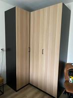 ZEER MOOIE IKEA PAX HOEKKAST (H. 238x D. 60 cm.)ZWARTBRUIN, 200 cm of meer, Zo goed als nieuw, 50 tot 75 cm, 50 tot 100 cm