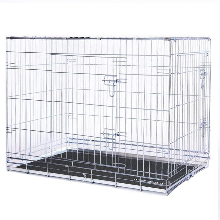 Brekz bench XL verzinkt incl dekentje, Dieren en Toebehoren, Hondenhokken, Zo goed als nieuw, Hondenkennel, 65 tot 100 cm, 75 tot 110 cm