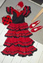 Spaanse jurk, schoenen, tasje, Kinderen en Baby's, Ophalen of Verzenden, Zo goed als nieuw, 146 t/m 152, Meisje