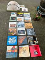 Set lp’s / platen in koffer (groen), Ophalen of Verzenden, Gebruikt