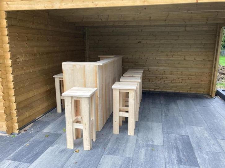 Bar, Huis en Inrichting, Barren, Nieuw, Inclusief barstoelen, Ophalen of Verzenden