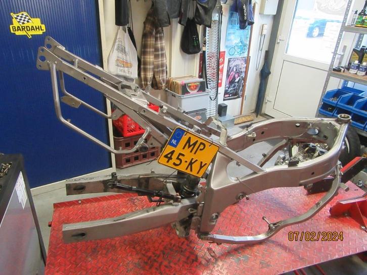 Frame - Kader + NL kenteken FZR600 - FZR 600 '91, Motoren, Onderdelen | Yamaha, Gebruikt, Ophalen