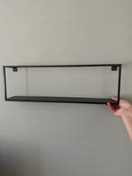 Zwart metalen hip schapje voor aan muur, Ophalen of Verzenden