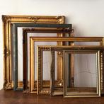 Grote partij vintage en antieke schilderijlijsten, Ophalen, Hout, 50 tot 75 cm, Minder dan 50 cm