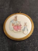Beatrix Potter Schilderij Peter Rabbit en Familie, Als Nieuw, Verzamelen, Ophalen of Verzenden, Zo goed als nieuw, Dier