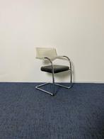 2 x Vergaderstoel Vitra Visasoft - Visavis, zwart leder