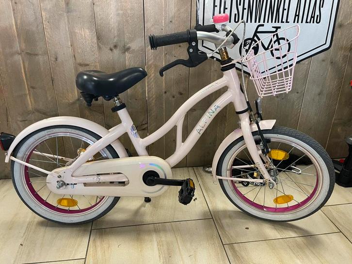 Alpina 16 inch meisjes, Fietsen en Brommers, Fietsen | Kinderfietsjes, Zo goed als nieuw, 16 tot 20 inch, Ophalen