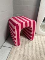 Poef roze (zo goed als nieuw), Huis en Inrichting, Ophalen, Zo goed als nieuw, Hout