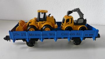 Märklin Spoor 1 Maxi Lage boordwagen MILWAUKEE. WIS beschikbaar voor biedingen
