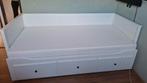 Zgan bedbank van Hemmes ikea inclusief matras en topper, Ophalen, 90 cm, Wit, Tweepersoons