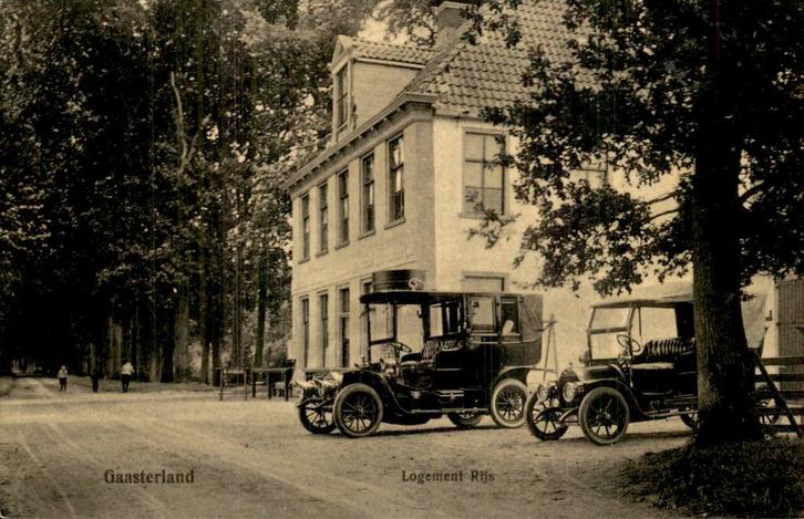 Gaasterland - Logement Rijs, Verzamelen, Ansichtkaarten | Nederland, Gelopen, Friesland, Voor 1920, Ophalen of Verzenden