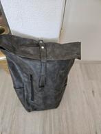Rugtas grijs imm.leer 5 liter Nieuw, Overige merken, 40 cm of meer, Nieuw, Ophalen of Verzenden