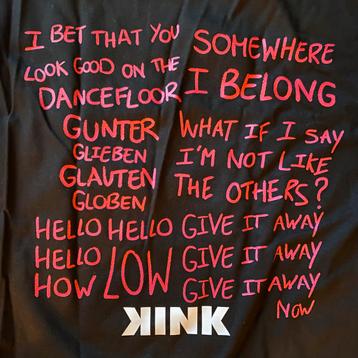 Nieuwe KINK-1500 longsleeve. Maat M, maar valt als L. beschikbaar voor biedingen