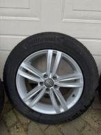 Lichtmetalen velgen met winterbanden VW Tiquan, Verzenden, Banden en Velgen, 17 inch, Winterbanden