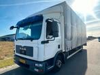 MAN TGL 12.180 Bakwagen Automaat Airco Apk 2025 1E Eigenaar, Auto's, Overige Auto's, Automaat, Stof, Gebruikt, Zwart