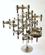 Vintage BMF kandelaar Fritz Nagel chroom 60's, Huis en Inrichting, Woonaccessoires | Kandelaars en Kaarsen, Gebruikt, Ophalen of Verzenden