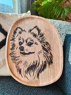 Pomeriaan hond op hout, Ophalen of Verzenden