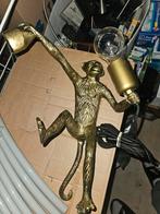 Apenlamp - Gouden Aap met Lamp wandlamp, Ophalen, Gebruikt