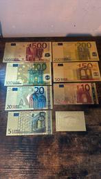 Gouden euro biljetten 500-5, Postzegels en Munten, Bankbiljetten | Europa | Eurobiljetten, Setje, Ophalen of Verzenden, Overige landen