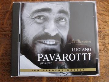 Pavarotti 2 cd herdenkingsbox. beschikbaar voor biedingen