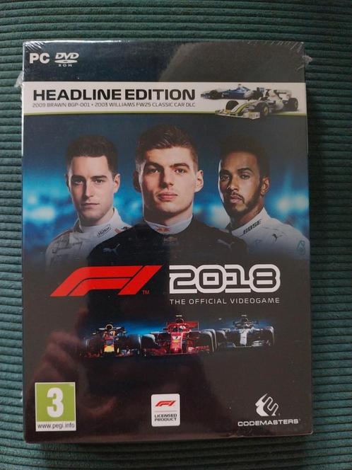 F1 2018 max verstappen pc game nieuw in seal, Spelcomputers en Games, Games | Pc, Nieuw, 1 speler, Ophalen of Verzenden