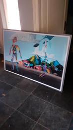 Mooi  grootschilderij  art to chanche the world, Antiek en Kunst, Kunst | Schilderijen | Abstract, Ophalen