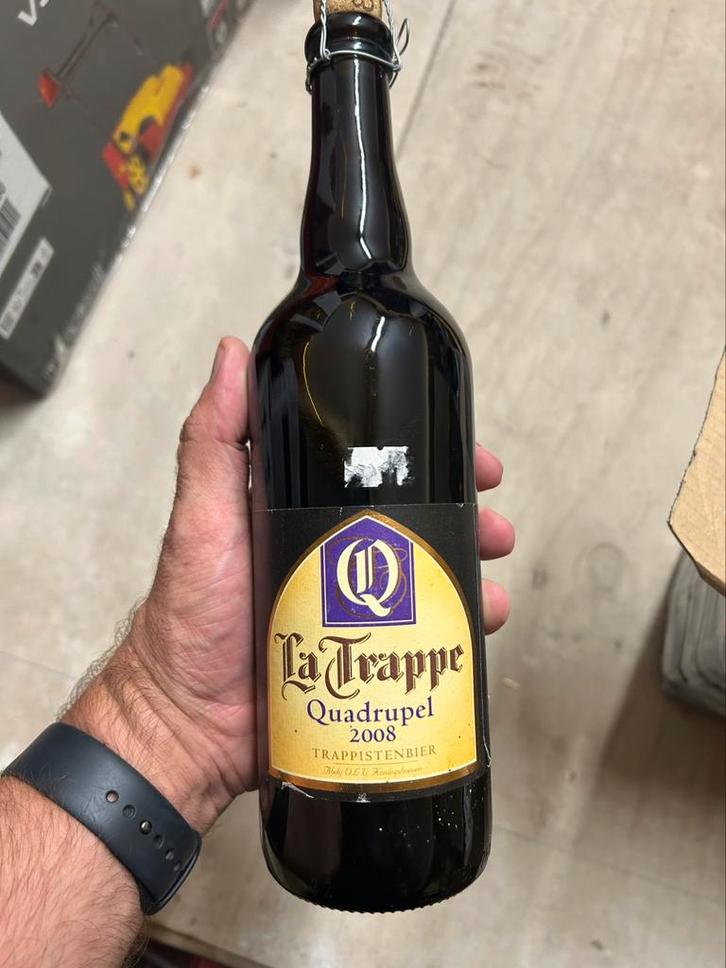 La Trappe Quadrupel 2008, Verzamelen, Biermerken, Zo goed als nieuw, Flesje(s), La Trappe, Ophalen of Verzenden