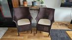 Mooie loyd loom stoelen, inclusief kussens., Huis en Inrichting, Stoelen, Ophalen, Gebruikt, Twee, Bruin