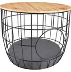 Bijzettafel/mand voor kleine spullen en/of dieren, Ophalen, Minder dan 45 cm, Minder dan 55 cm, Metaal of Aluminium