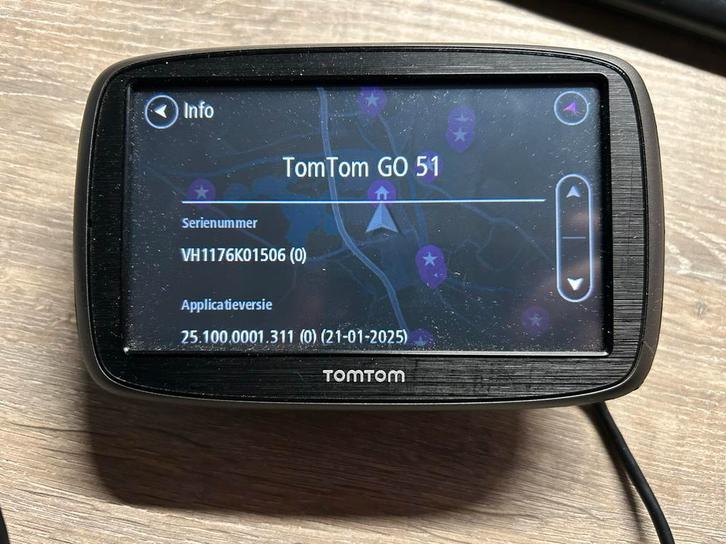 TomTom Go 51 - Lifetime World Maps, Auto diversen, Autonavigatie, Gebruikt, Ophalen of Verzenden