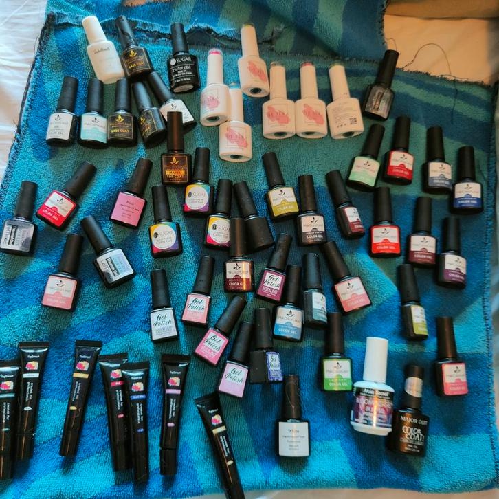 Partij nagelspullen, Sieraden, Tassen en Uiterlijk, Uiterlijk | Cosmetica en Make-up, Ophalen