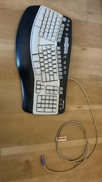Microsoft natural multimedia keyboard toetsenbord ps/2, Ophalen of Verzenden, Gebruikt