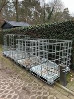IBC kratten, metalen palletonderstel, Ophalen, 100 cm of meer, 60 cm of meer, Zo goed als nieuw