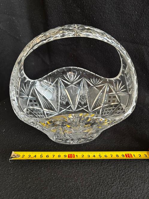 Kristallen mandje, Antiek en Kunst, Antiek | Glas en Kristal, Ophalen